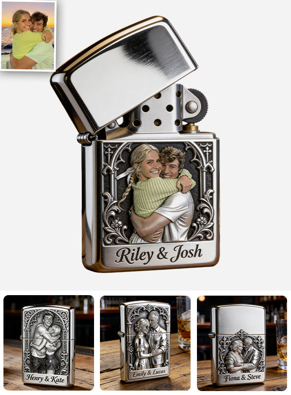 Custom Any Photo - Personalized Couple Lighter