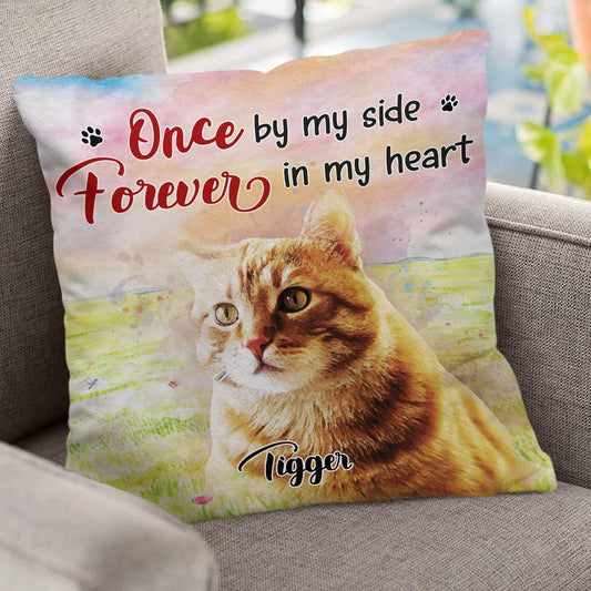 Forever In My Heart - Personalized Dog Throw Pillow
