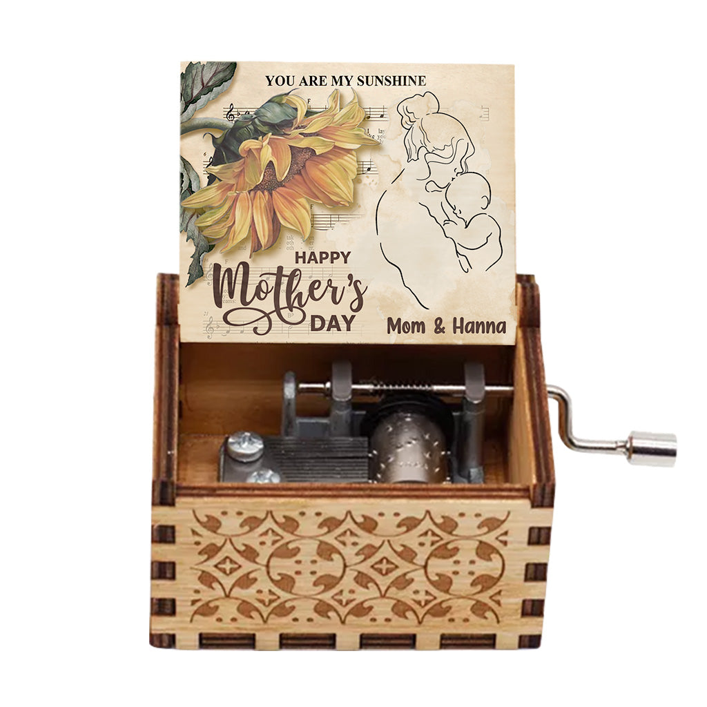 My Only Sunshine - Personalized Mother's Day Mother Hand Crank Music Box