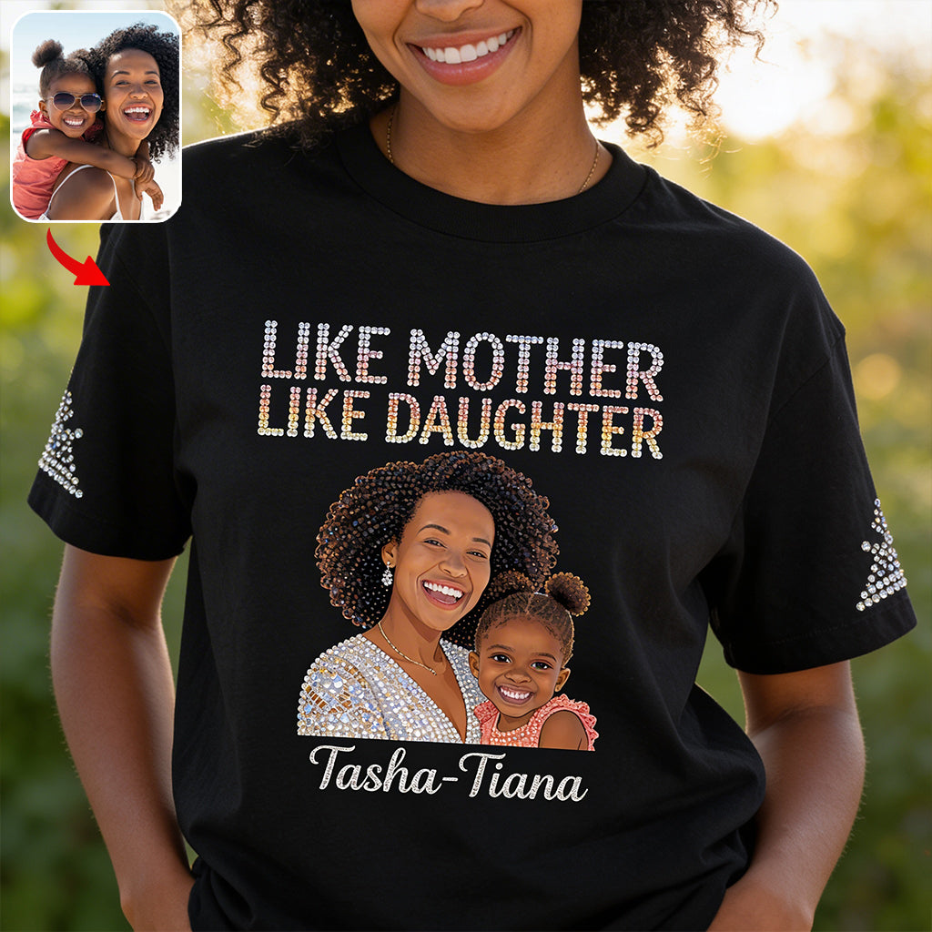 Like Mother Like Daughter - Personalized Mother All Over Shirt