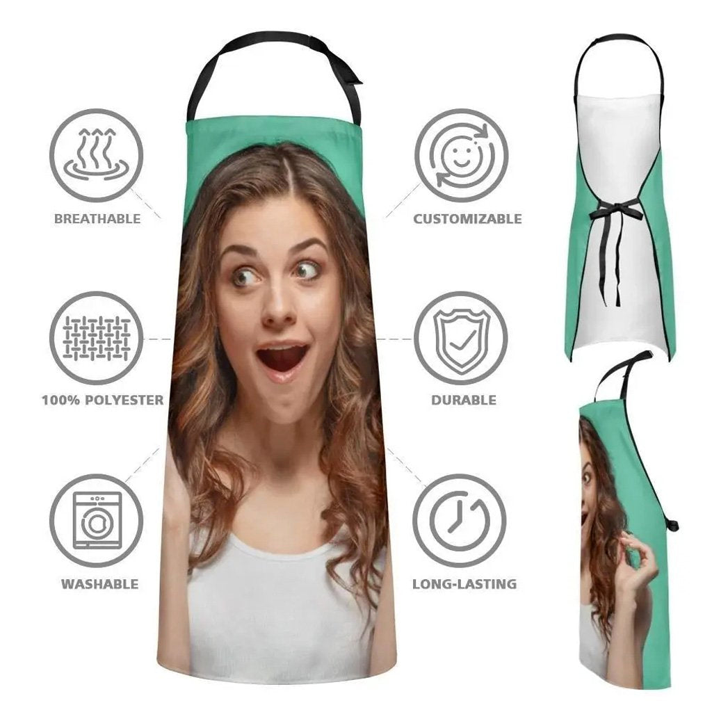 Any Photo - Personalized No Pocket Apron