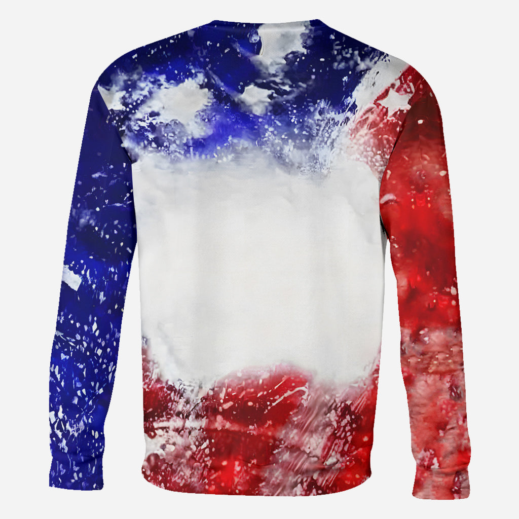 July 4th Highland Cow - Personalized Highland Cow All Over Shirt