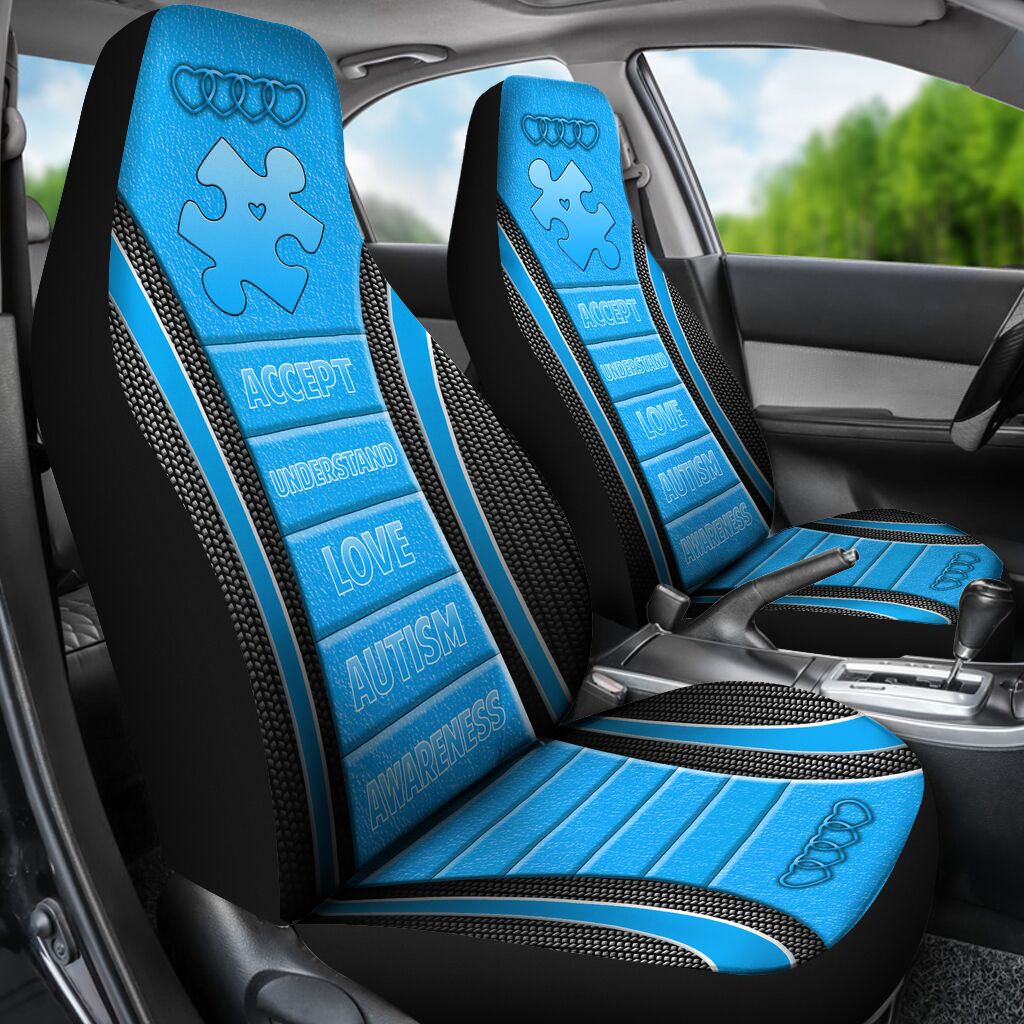 Accept Understand Love Autism Awareness Autism Awareness Seat Covers 0622