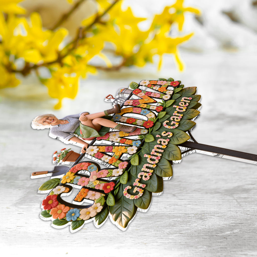 Gardening Lovers Gift - Personalized Gardening Acrylic Garden Sign/ Acrylic Plaque Sign