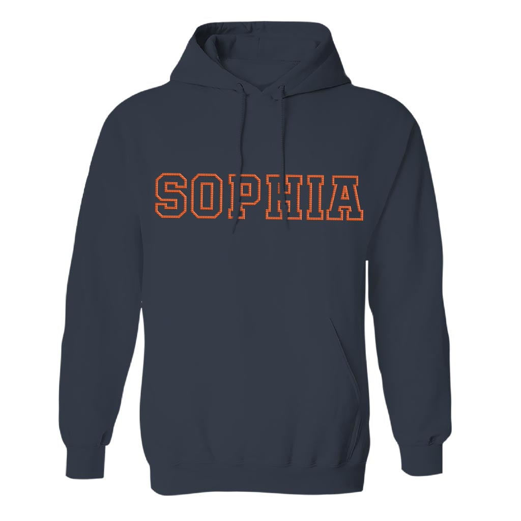 Custom Name - Personalized Step Mom Embroidered Hoodie