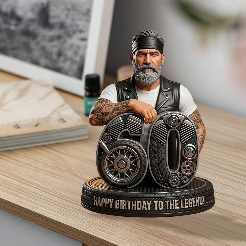 Custom Any Photo Birthday Celebration - Personalized Birthday Premium 3D Figurine