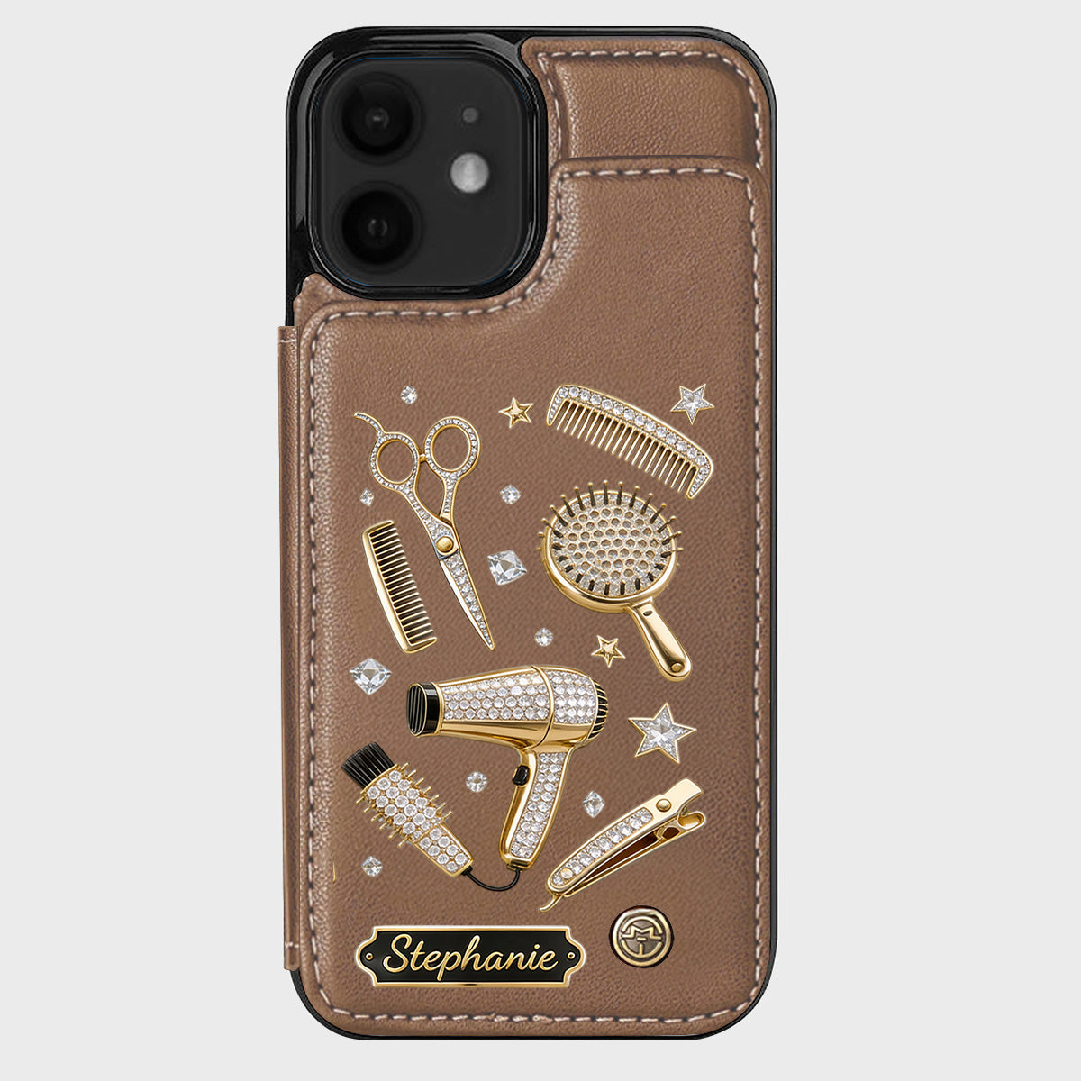 Hairdresser Scissors Salon Decor - Personalized Hairdresser Wallet Phone Case
