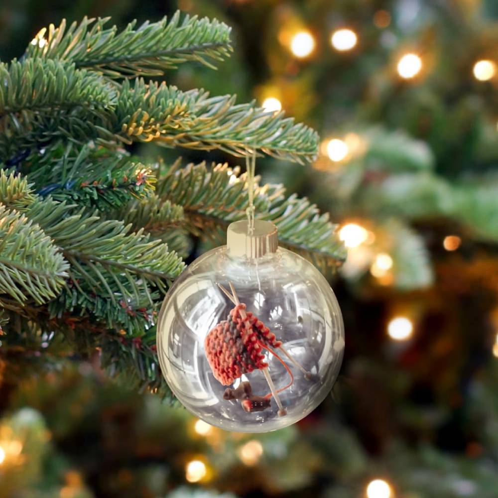 Kniting Lovers - Personalized Knitting Hanging Ornament