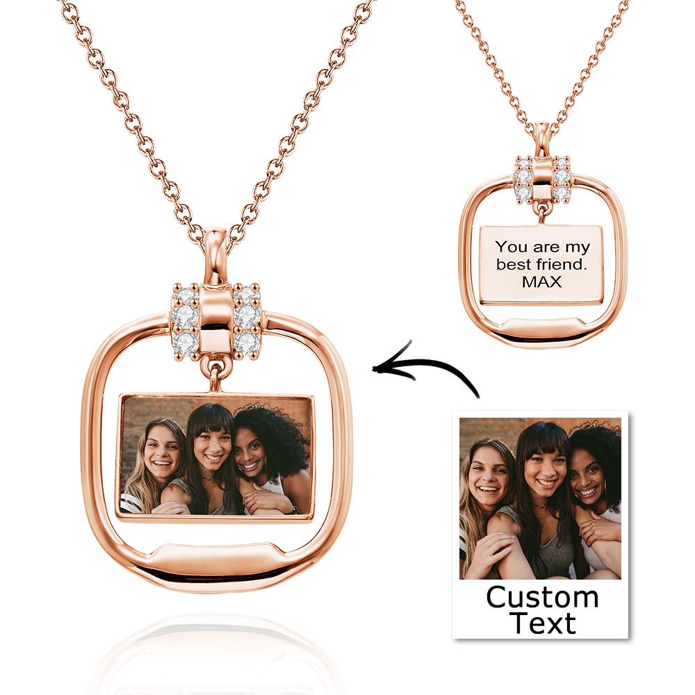 Any Photo - Personalized Photo Engraved Necklace