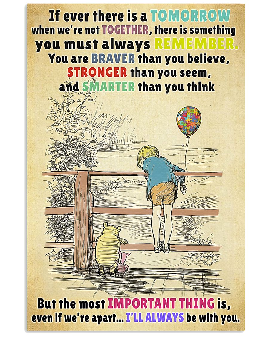 Autism I'll Always Be With You - Autism Awareness Poster 0921
