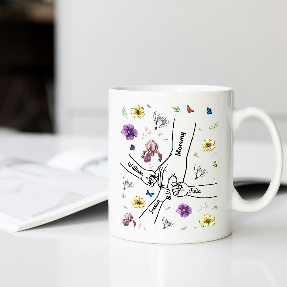 Mother & Daughter – A Bond That Can’t Be Broken | Personalized White Ceramic Mug - Ideal Gift for Mother's Day, Family Gatherings, or Special Occasions