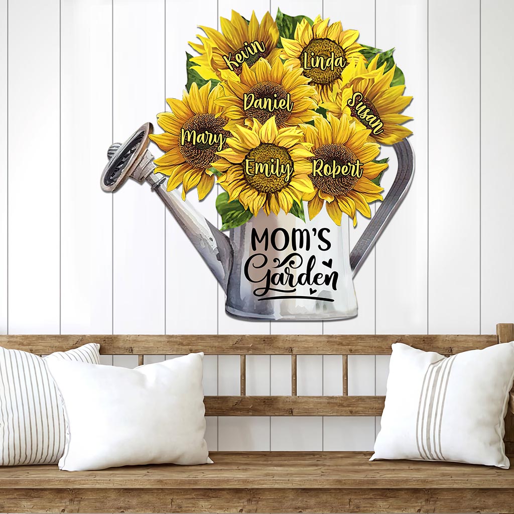 Mom's Garden - Personalized Gardening Cut Metal Sign