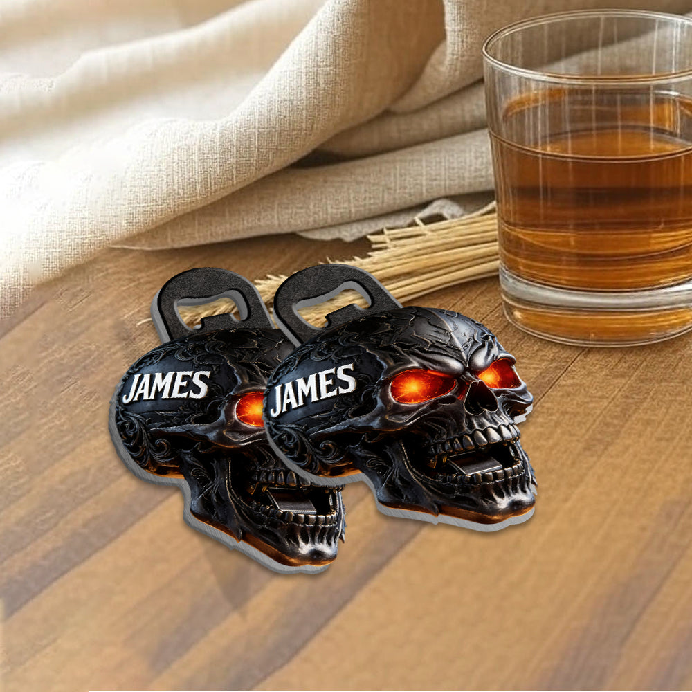 Cool Skull - Personalized Skull Bottle Opener