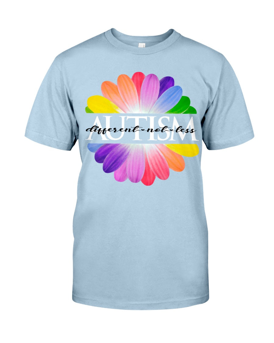 Autism Different Not Less - Autism Awareness T-shirt and Hoodie 0520