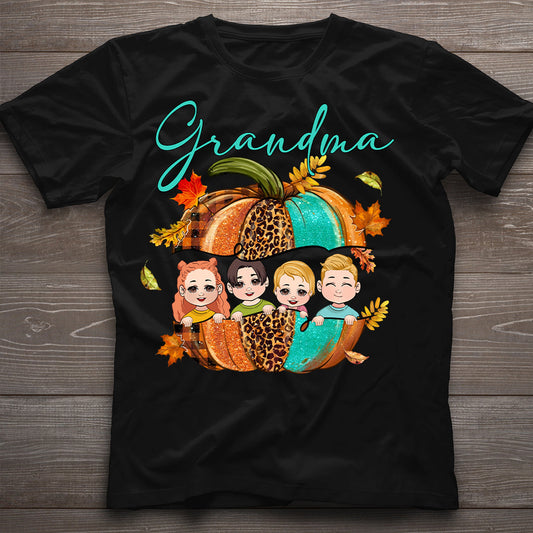 Grandma - Personalized Thanksgiving T-shirt And Hoodie