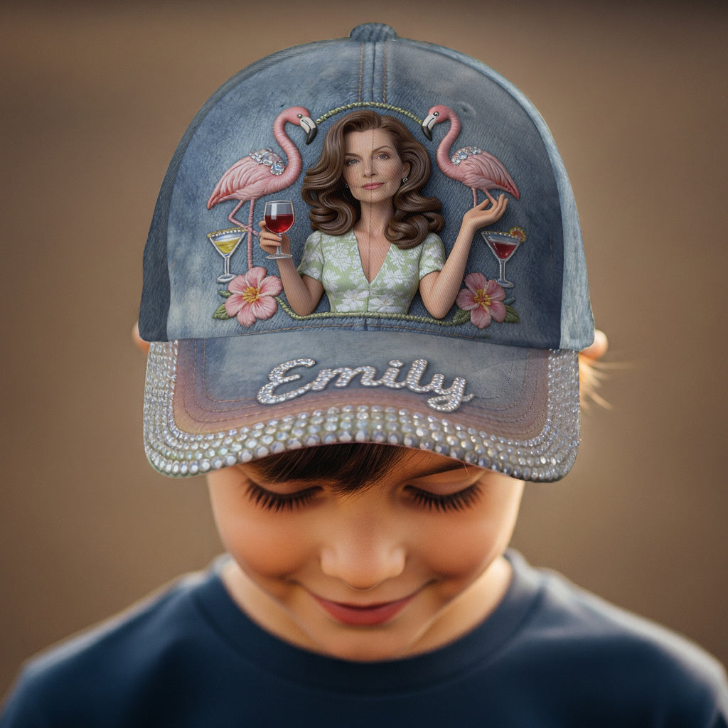 Custom Any Photo - Personalized Flamingo Classic Cap