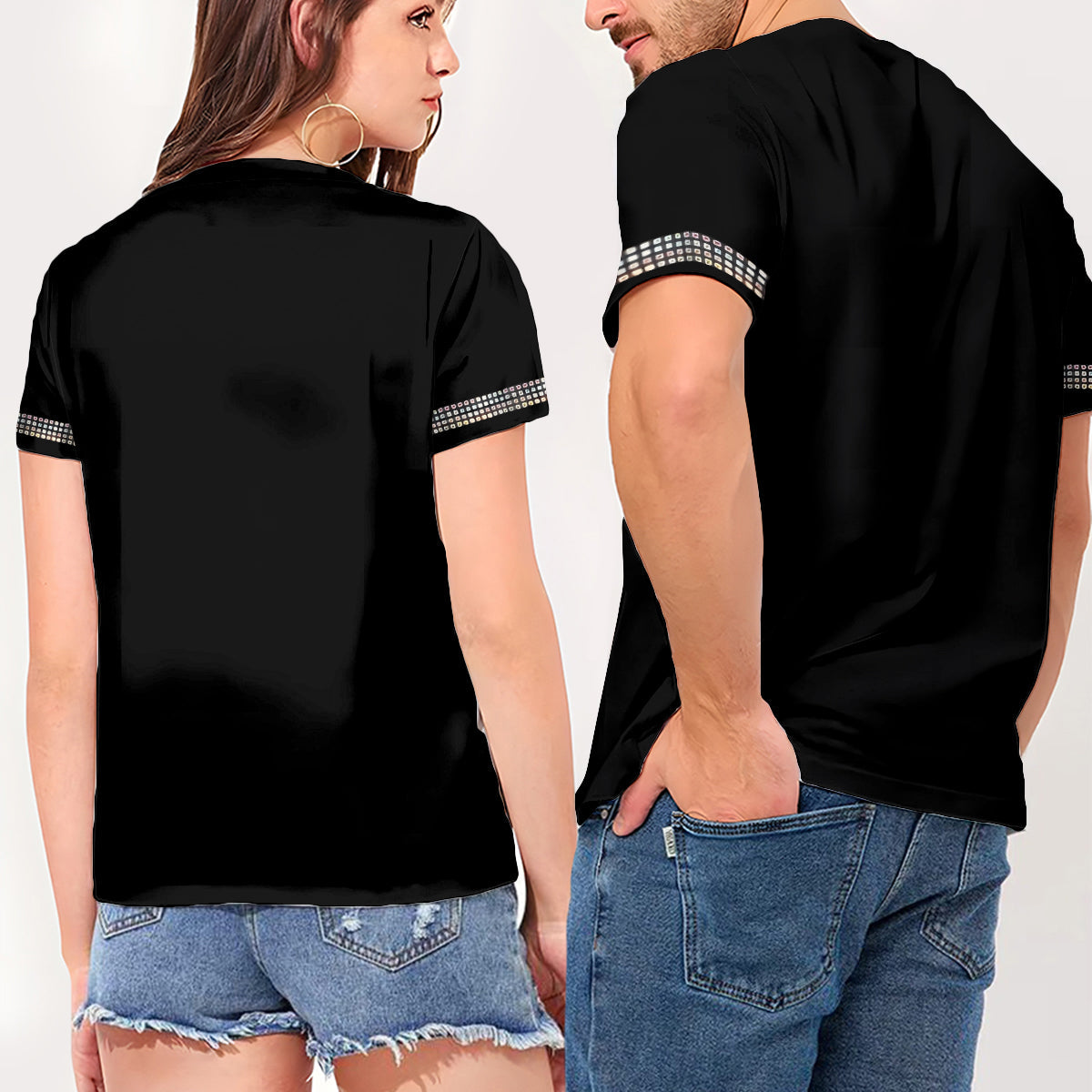 Custom Any Photo Birthday Gift - Personalized Birthday Fully Printed V-Neck T-Shirt