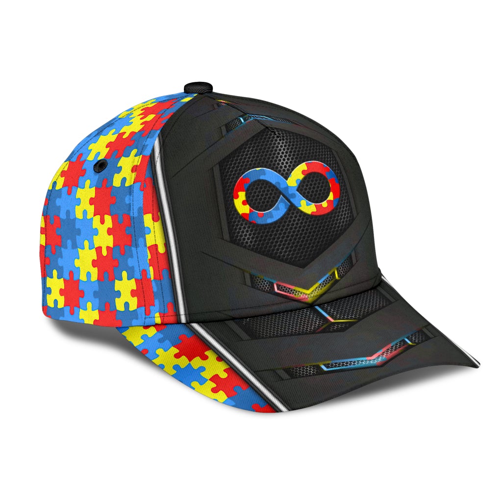 Autism Awareness Carbon - Autism Awareness Classic Cap 0921