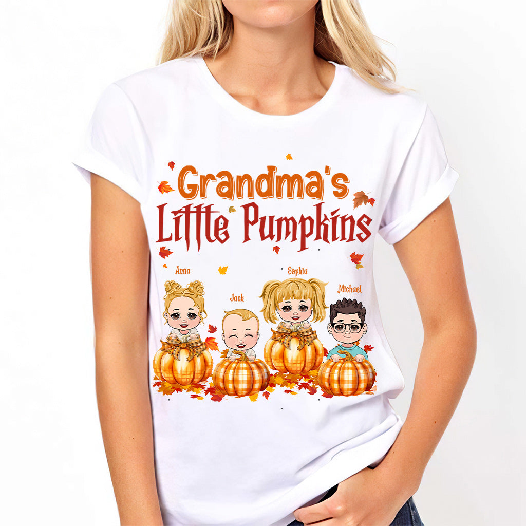 Grandma’s Little Pumpkins - Personalized Grandma T-shirt And Hoodie