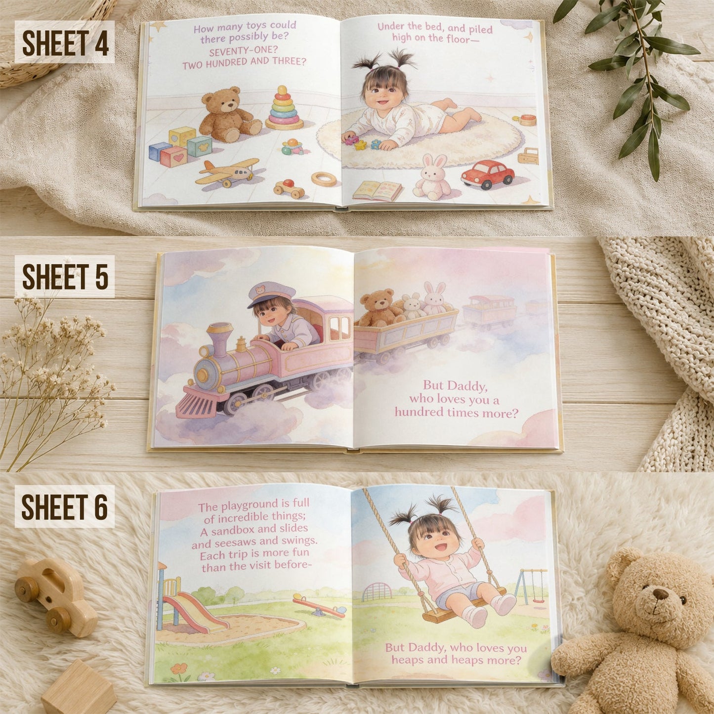 Little Love For Daddy - Personalized Kid Storybook