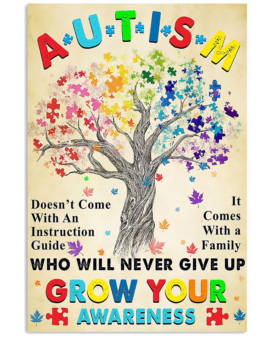 Autism Grow Your - Awareness Autism Awareness Poster 0921