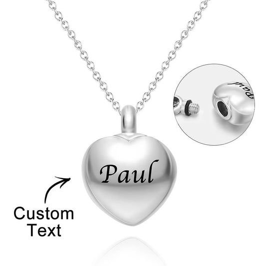 Miss You - Personalized Memorial Necklace for Ashes