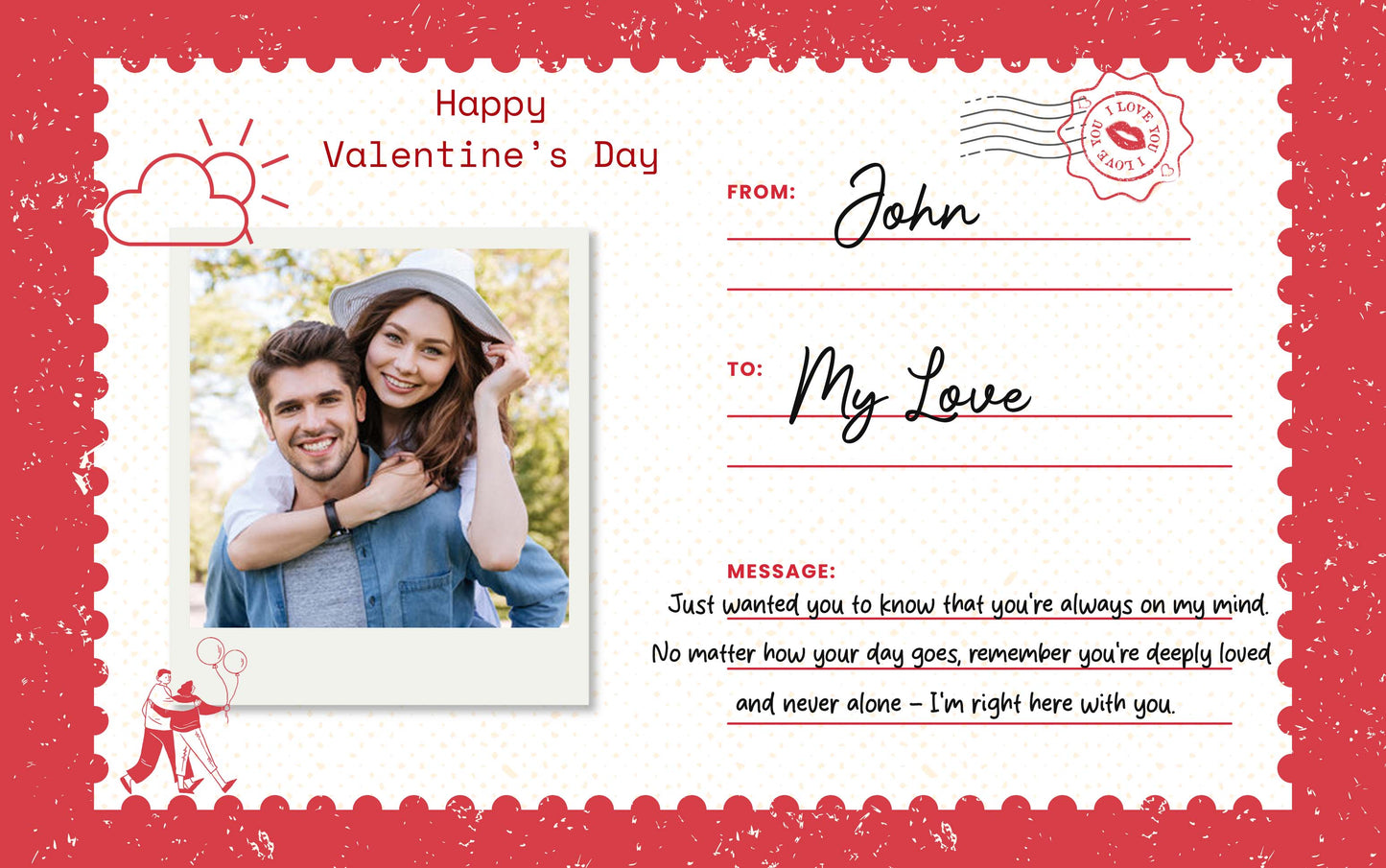 Couple Gift Card - Personalized Digital Gift Card