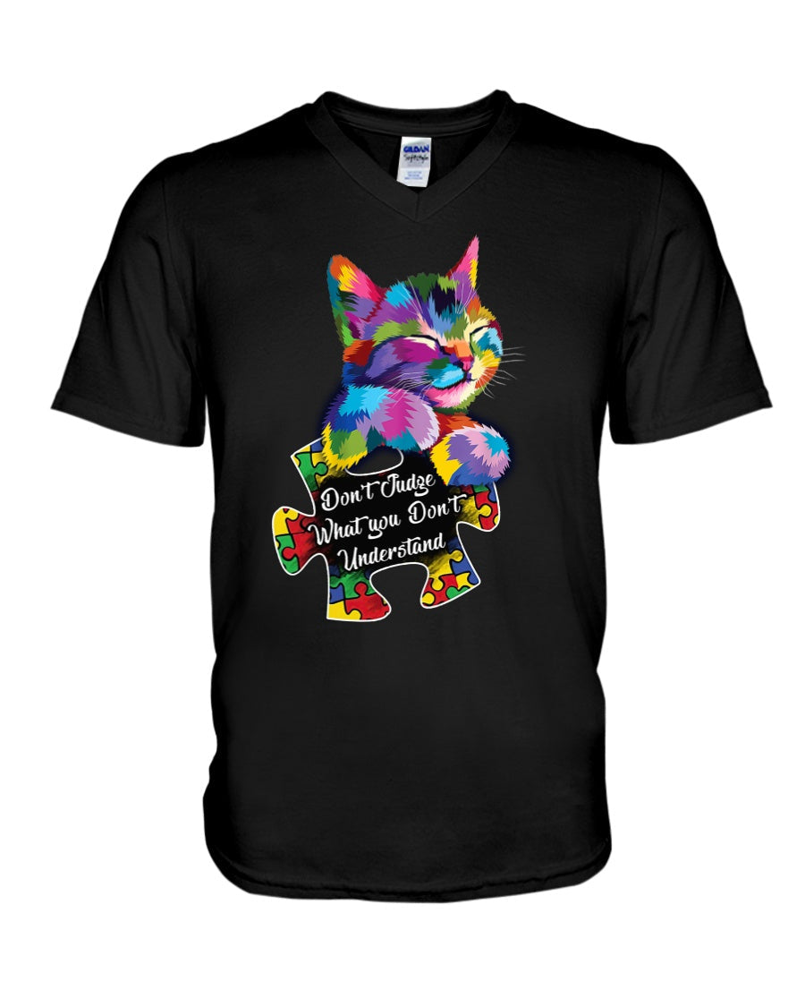Don't Judge What You Don't Understand - Autism Awareness T-shirt and Hoodie 0520