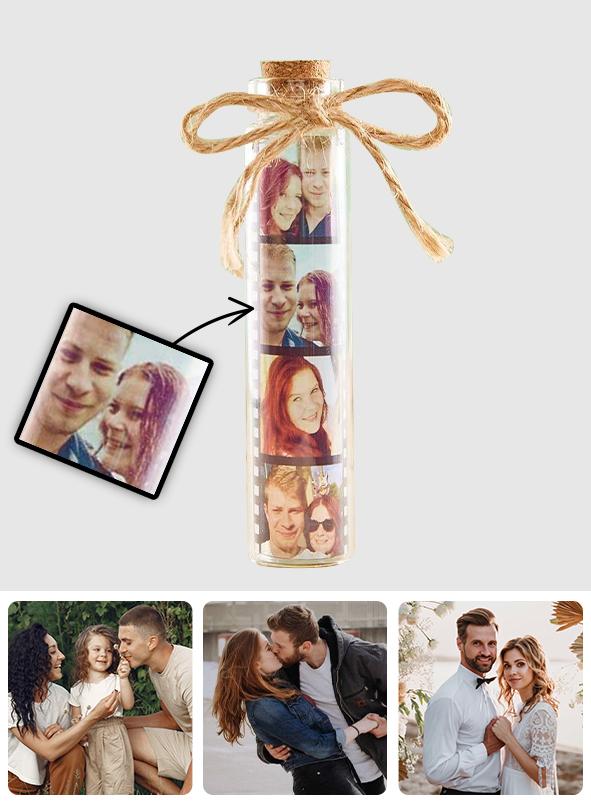 Any Photo - Personalized Couple Photo Bottle
