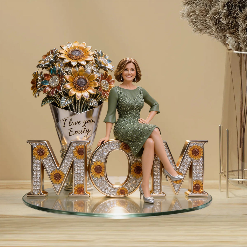 Custom Any Photo, Best Gift For Mom, Grandma - Personalized Mother Custom Shaped Acrylic Plaque