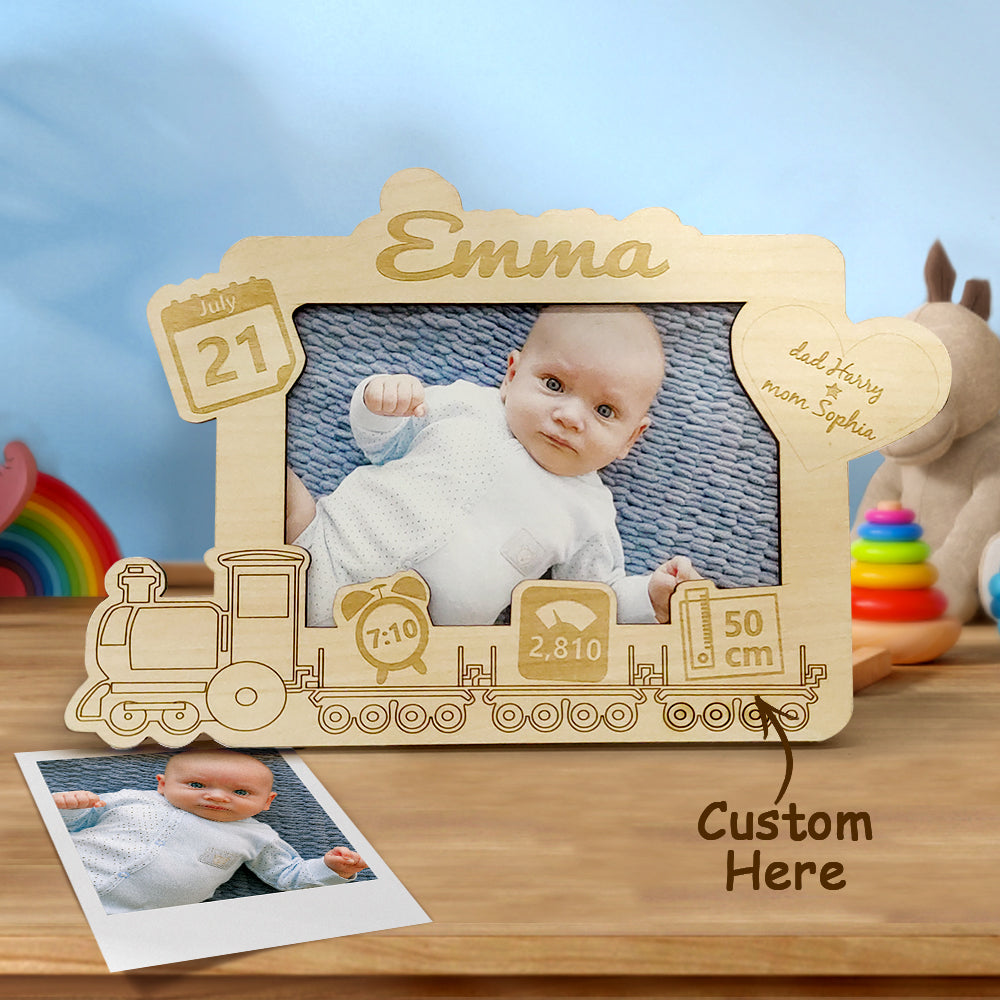 Any Newborn Photo - Personalized Newborn Newborn Photo Frame