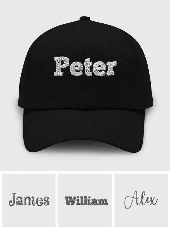 Custom Name - Personalized Son Embroidered Classic Cap