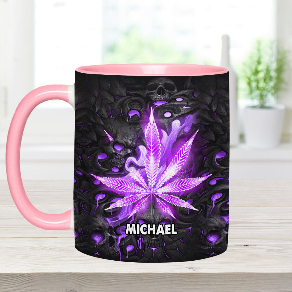 Free Your Mind - Personalized Weed Accent Mug