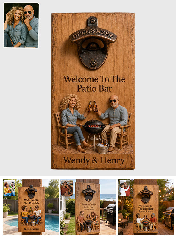 Cheers To Us - Personalized Beer Wall Bottle Opener