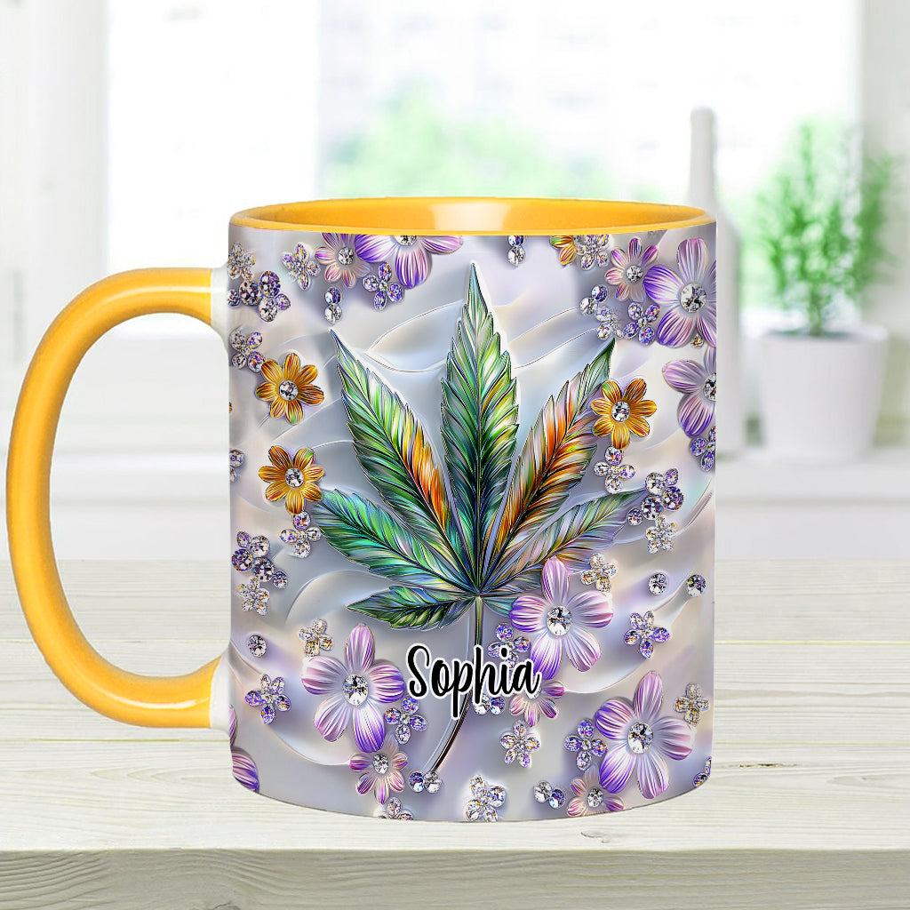 Beautiful Leaf - Personalized Weed Accent Mug