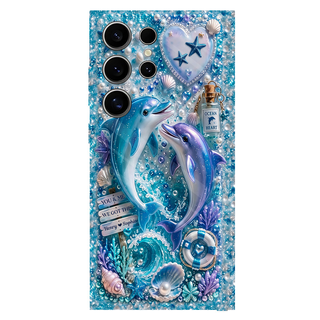 I'm Yours - Personalized Dolphin Full Print Phone Case