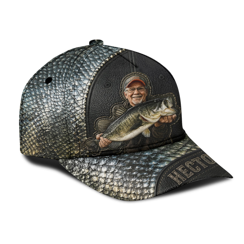 Custom Any Photo Love Fishing - Personalized Fishing Classic Cap