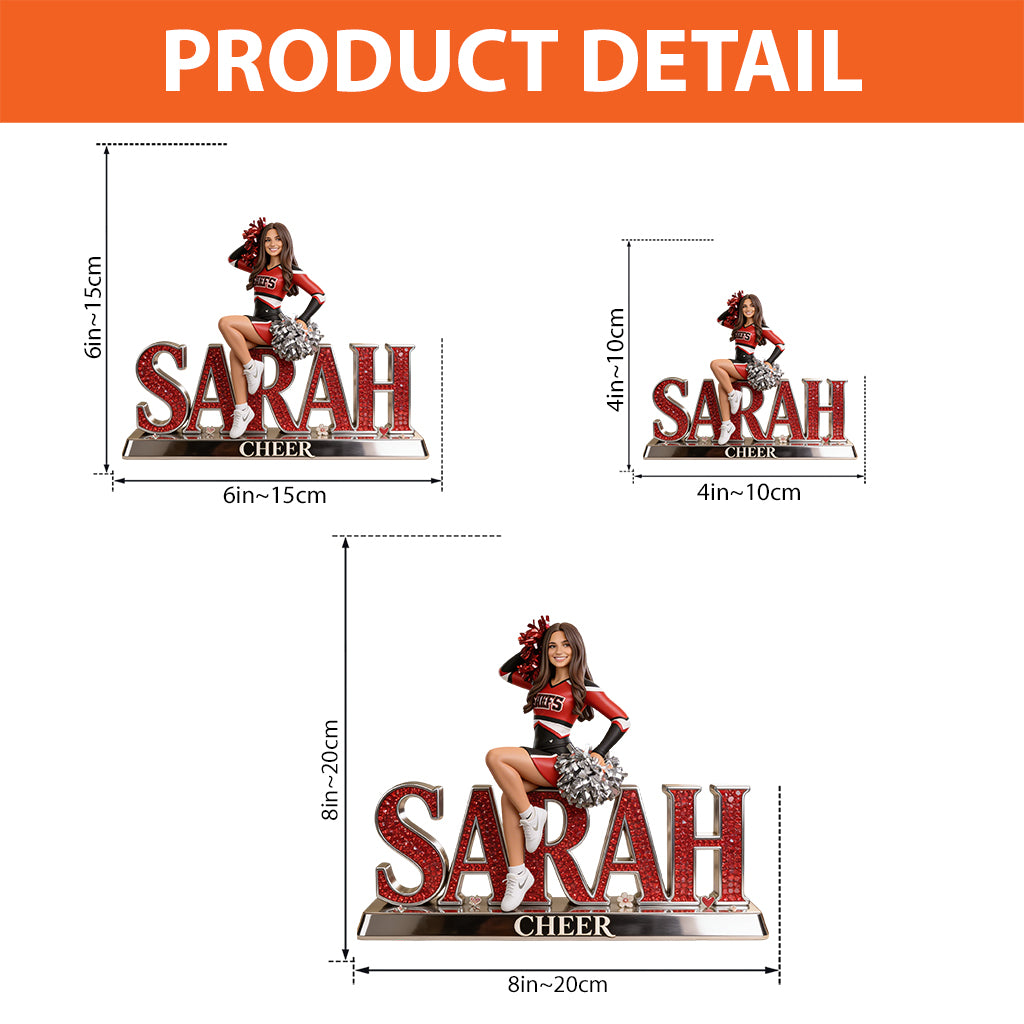 Custom Any Photo - Personalized Cheerleading Custom Shaped Acrylic Plaque