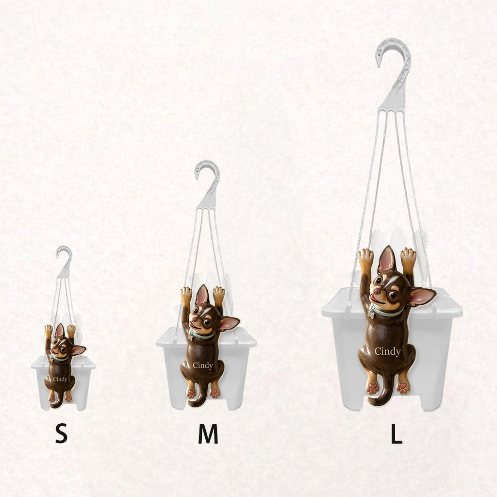 Custom Any Photo Funny Pet - Personalized Dog Hanging Pot