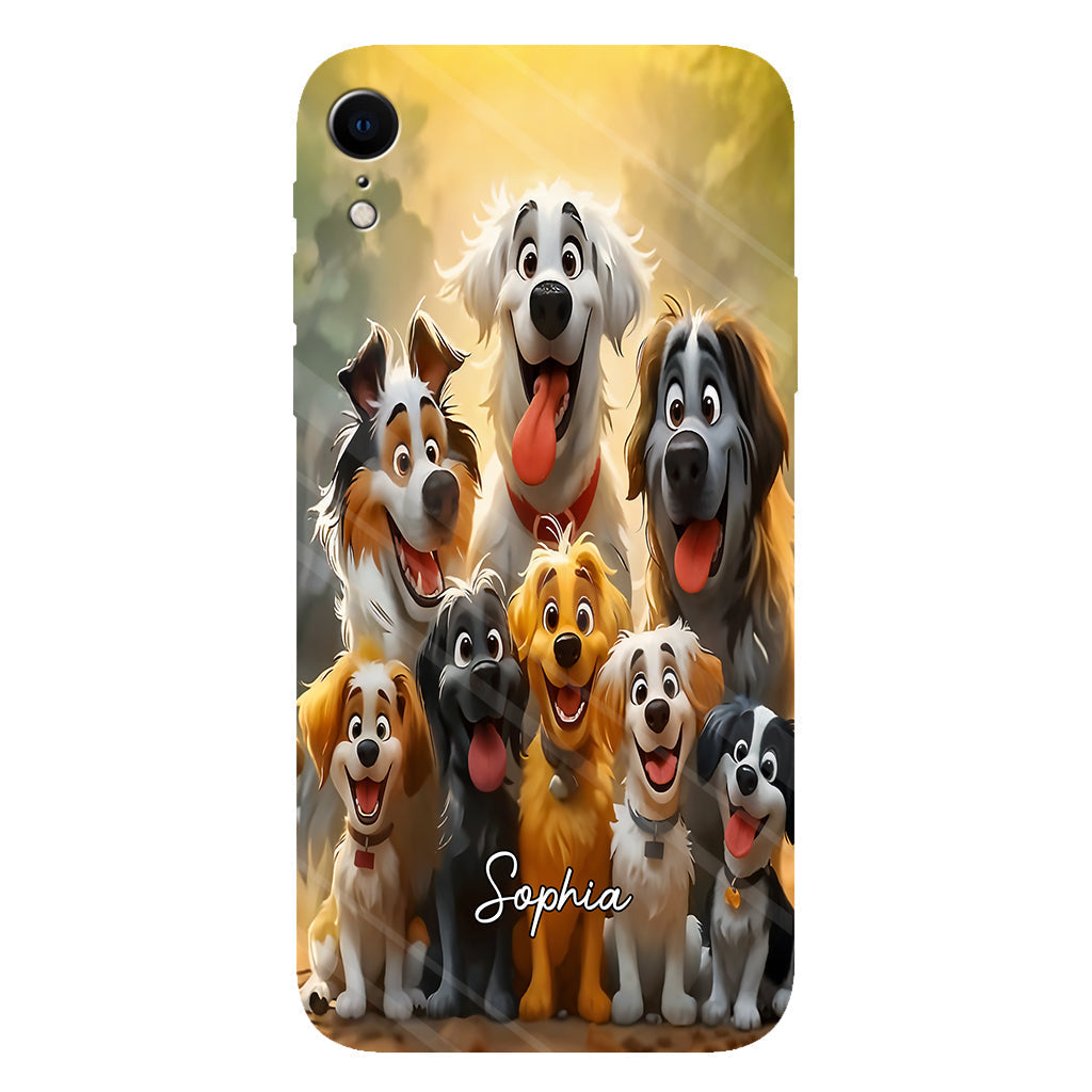 Just A Girl Who Loves Dogs - Personalized Dog Full Print Phone Case