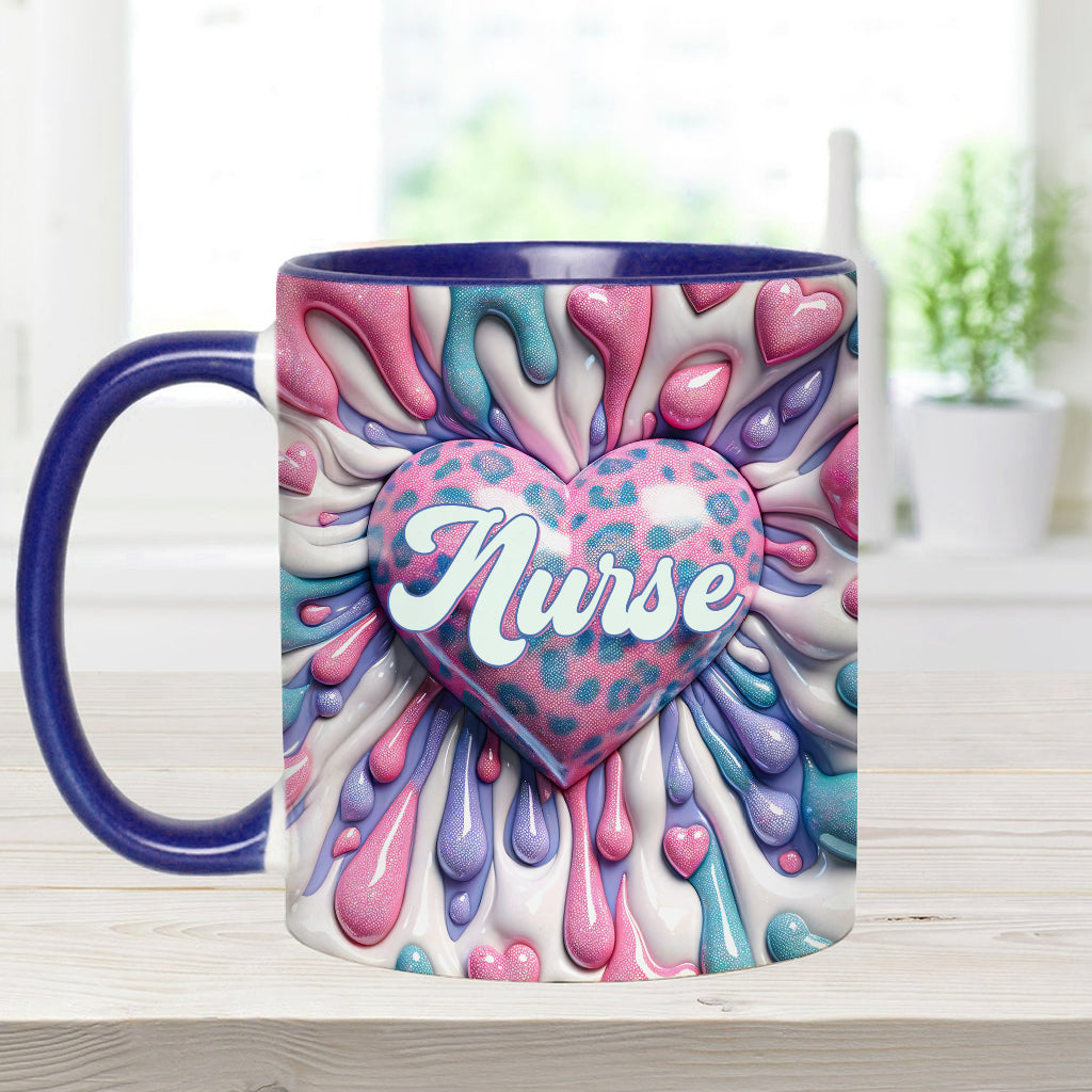 I Love My Job - Personalized Colleague Accent Mug