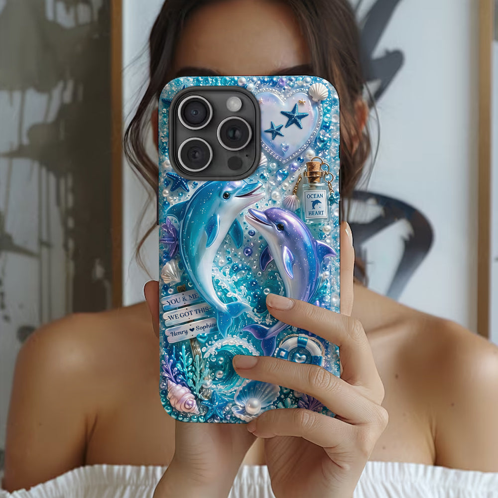 I'm Yours - Personalized Dolphin Full Print Phone Case
