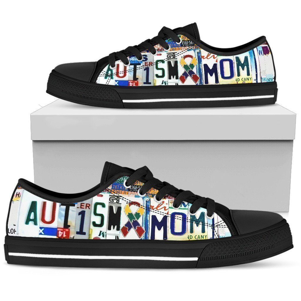 Autism Mom - Autism Awareness Low Top Shoes 0921