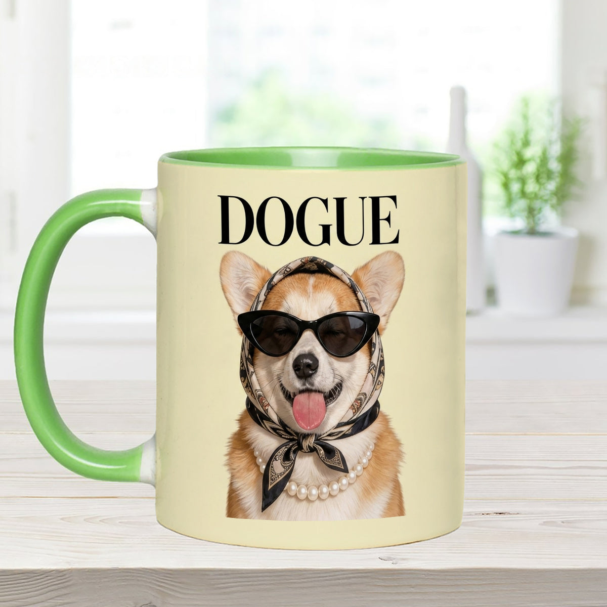 Funny Dog Lovers Gift - Personalized Dog Set Accent Mug with Acrylic Stirrers