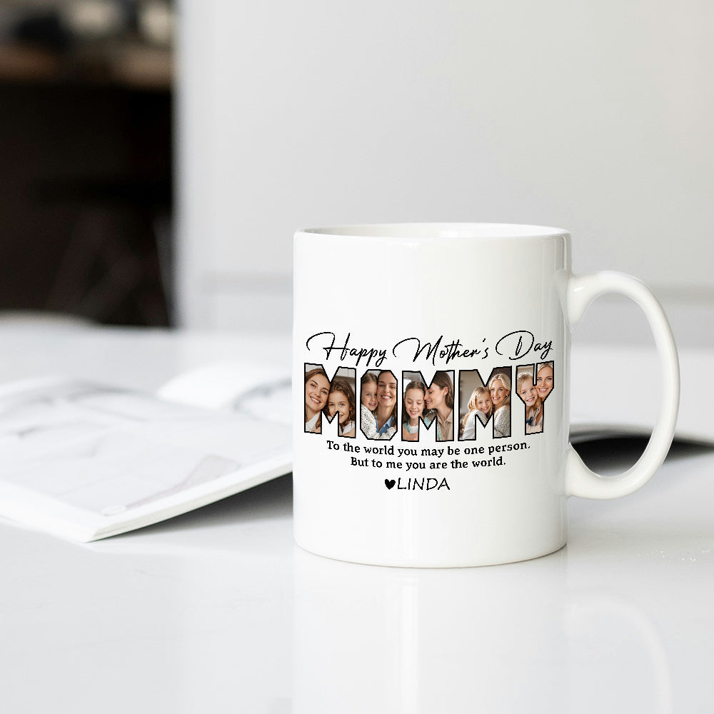 Customized Mother's Day Photo Mug – Personalized Ceramic Cup