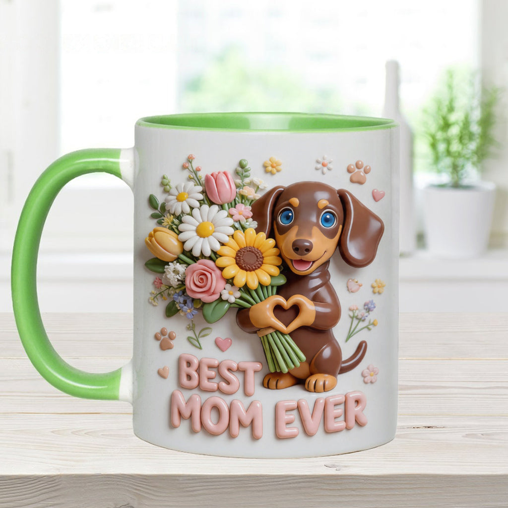 Custom Any Photo - Personalized Dog Accent Mug & Coaster