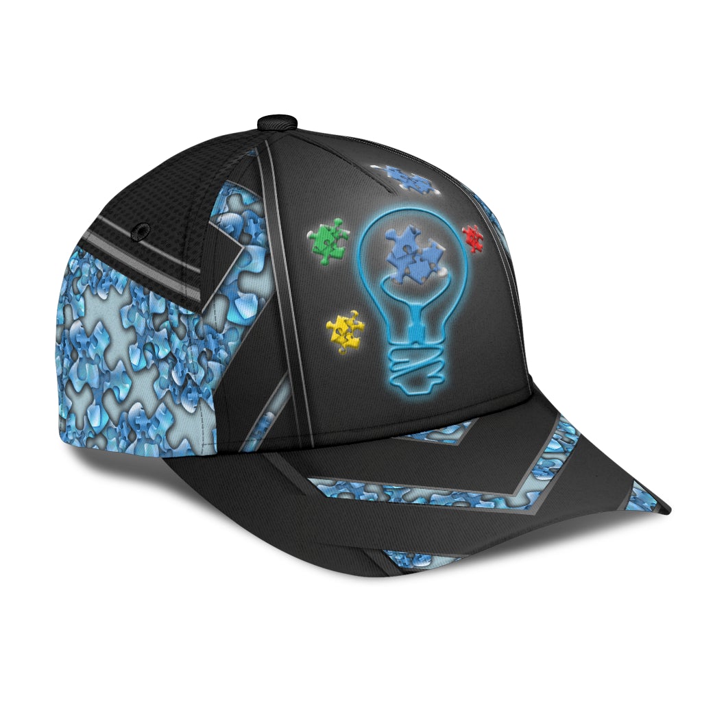 Blue Autism Awareness - Autism Awareness Classic Cap 0921