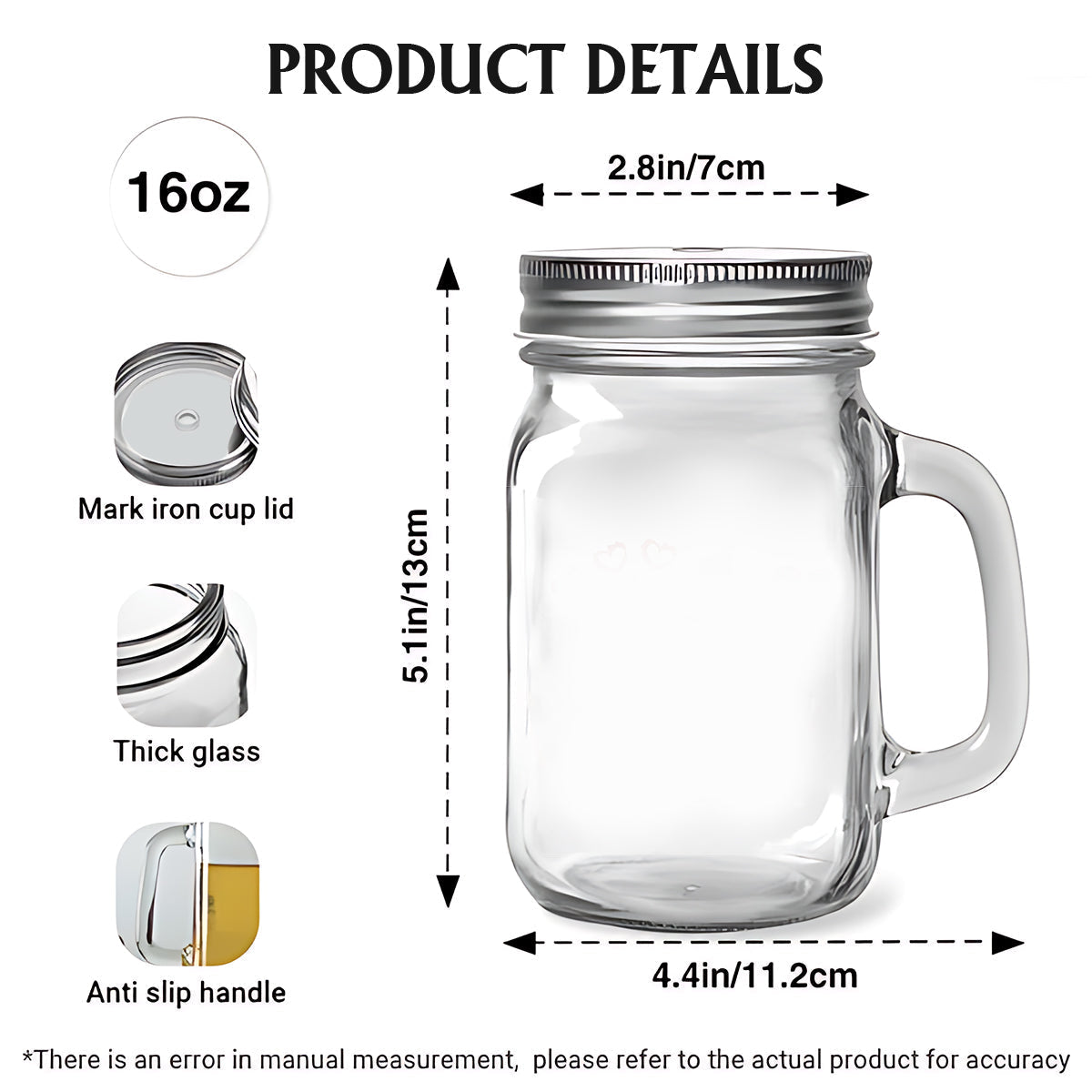 Bee Kind - Personalized Bee Mason Jar Cup