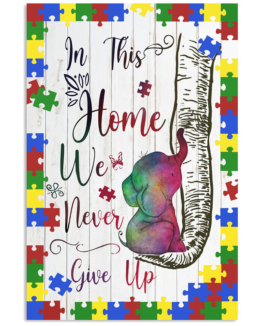 Autism In This Home - Autism Awareness Poster 0921