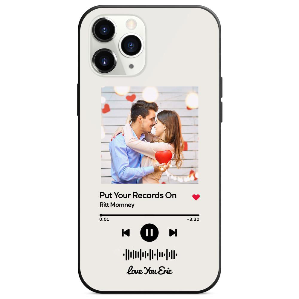 Music Code Song Photo Custom - Personalized Music Code Phone Case